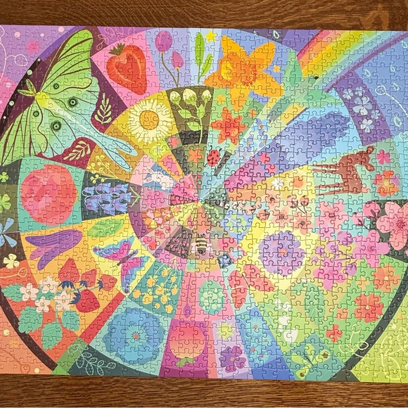 Elena Essex Spring Wheel 1000 Piece Puzzle Complete - Picture 4 of 7